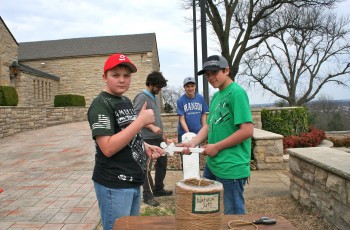 Rope making is one of the favorites of kids, even the older ones. A Stigler grandmother, looking for a spring break trip for her grandson and his friends, drove to 
Will Rogers Memorial Museum.