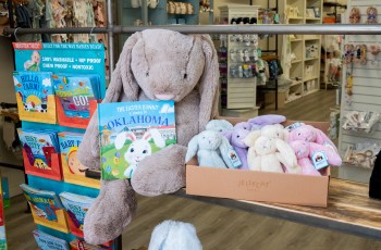The District Baby in Claremore carries several exclusive brands of clothing and gift items for children between birth and six years old.