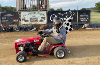 Photo courtesy of O.K. mower racing Facebook page.