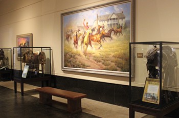 Will Rogers Memorial Museum is situated on a scenic landscape and features twelve galleries, a children’s museum, and library.