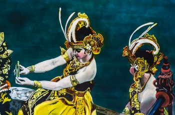 Muffy Clark Gill, &ldquo;Bali Selfie&rdquo;. 
Photo courtesy of Arts@302.