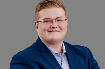 Bank Officer and Credit Analyst II, Andrew Stafford. Photo courtesy of AVB Bank.