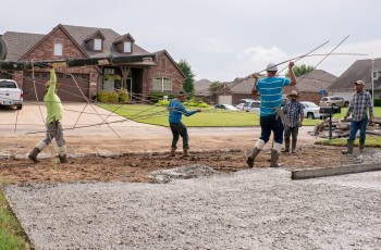 Kalan Paul recommends full rebar installation to increase the life span of a driveway by approximately 20 years.