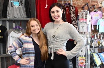 Athleisure brand Simply Noelle, modeled by Katy and Autumn.