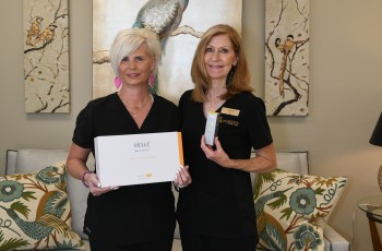 Becky McCune, CEO and Judi Burton, Spa Attendant.