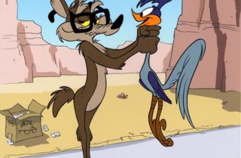 Wile E. Coyote catches Roadrunner.