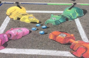 3D Chalk Art!