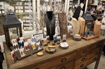 In addition to carrying accessories and gift items for women of all tastes and sizes, The District on Main also carries an assortment of grooming products for men.