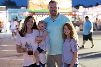 The James Family at Rooster Days