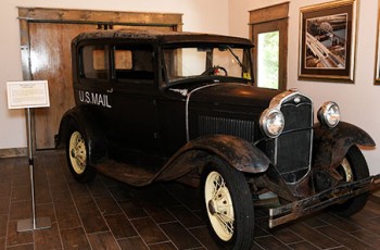 1931 Model A Ford, Original Post Masters Car, 
belonged to Newton M. Foster.