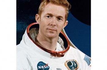 Col. Stewart Allen Roosa, USAF, was the Command Module Pilot for the Apollo 14 mission in 1971.