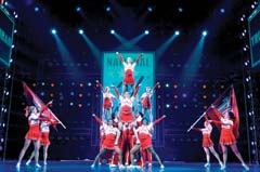 “Bring It On: The Musical” features lots of fun dance and aerial stunts to wow the crowd.