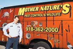 Mother Nature’s will send Lucas for pest and wildlife control problems.