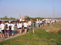 Last year’s Walk a Mile in Her Shoes drew 100 participants.