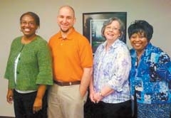 The TCC staff of continuing education for Academic, Family and Youth Enrichment includes (L to R): Rochelle Ishem, Chris Tsotsoros, Nancy Butler and Sheila Moore.