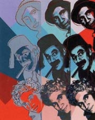 “Ten Portraits of Jews of the 20th Century – The Marx Brothers” by Andy Warhol.
