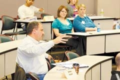 James Austin shares his thoughts during Cowboy Bootcamp.