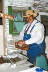 Participants compete for the best soul food dish – as well as best booth decoration and costume – in the Dr. Martin Luther King Soul Food Cook-Off.