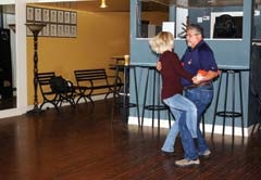 Gus Ramirez and his partner, Danielle Doubet, practice their tango as the two prepare for the Dancing with the Stars Rogers County next month. The duo will be representing Volunteers for Youth in the competition, which will host 12 different non-profit agencies in Rogers County.