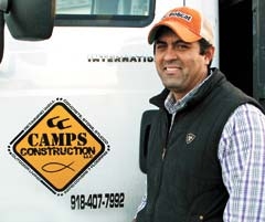 Gerardo Campos, owner of Camps Construction in Tulsa.