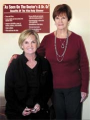 Classy Curves co-owners Debby Bailey (seated) and Clara Rosencutter have a passion for helping others feel and look their best.