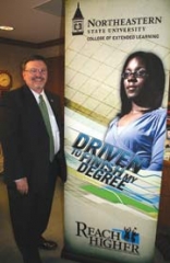 Dr. Tim McElroy, dean of NSU Muskogee, also served as statewide ­director for Reach Higher, Oklahoma’s degree ­completion program.