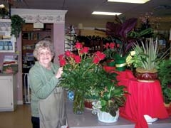 Dee Lavin, florist at Countryside Flowers and Gifts.