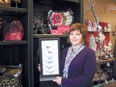 Laura Sanders, owner of Surceé Home Décor &amp; Gifts in Owasso, says Brighton charms make wonderful Valentine’s Day gifts.