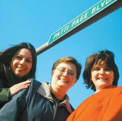 (L to R): Kellie Vann, marketing manager, Cherokee Casino Will Rogers Downs; Myrtle Prather, vice president of business ­development, RCB Bank; and Tanya Andrews, executive director, Claremore Convention &amp; Visitors Bureau.