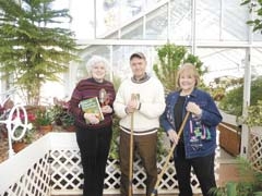 Committee members of the Gardening Info Fair at Tulsa Garden Center (L to R): Sandy Cox, John Kahre and Cheryl Crosswell.