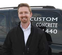 Kalan Paul, owner of LCI Concrete.