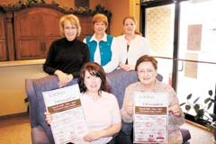 The Ladies Lifestyle Extravaganza committee (L to R): (Back Row) Cindy Bissett, Dell Davis, Sarah Sharp, (Front Row) Cheryl West and Myrtle Prather.