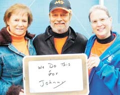 The Honorary Walk Chairman of last year’s Walk MS: Tulsa, Ron Butler, with his sisters Louise and Jeanne. Ron ­became a supporter of the National MS Society over 25 years ago when his oldest brother was diagnosed.