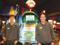 Andy B’s Avery Barrett and Chuck West have ­coordinated programs for kids to bowl free, to earn scholarship money and for teachers to earn grants for classroom supplies.