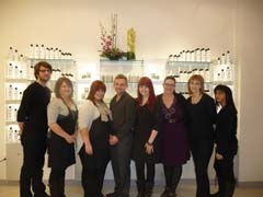 The talented staff of Clary Sage Salon &amp; Spa includes (L to R): Neil Elliot, hairstylist; Karen Seymour, hairstylist; Kayleigh Hawpe, hairstylist; Ronnie Carlson, administrator; Mikala Edward, skin specialist; Jennifer Holland, administrator; Ivy Turner, massage therapist; and Kacy Baurer, massage therapist.