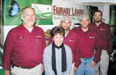 Fairway Lawns offers professional products and ­services to ensure beautiful, healthy lawns and shrubs. (L to R): James Parker, Kathy Wilder, Mike Lane, John Ketchum and John Robinson. Not shown: Ross Harrell.