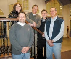 The Mill Creek Home Improvements team is ready to aid you with any remodeling project. (L to R): Denise, Jack, Scott, Larry and Toran.