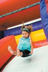 Jumpin’ Jiminy’s Fun Zone will be filled with lots of fun inflatables.
