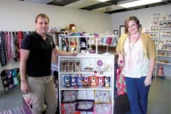 Jerry Fairchild and Eileen Skockopole opened Crafted: An Artisan Boutique in Claremore’s historic downtown district in January.