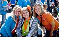 Brandi Moore, Amanda Meyer and Cristy Racy at the 2011 Walk MS: Tulsa.