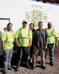 The S&amp;W Tree Specialists family includes Robby, Dale, Leilani, Mike and Bryan.