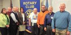 Reveille Rotarians believe teamwork makes the annual Boots and BBQ Festival a success every year. Preparing for this year’s event are morning club members (L to R) Clarice Doyle, Sam Nichols, Roger Evans, Steve Gragert, Tanya Andrews, Barry Knight, Ron Burrows, Dr. Richard Mosier and Roger Fleming.