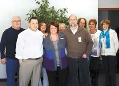 Members of the 2015 Rogers County Training Center Golf Classic committee include (L to R): (front row) Lt Clay Whitmire; Julie Adams; Dr. Ralph Richardson, chief executive officer for Home of Hope; (back row) Greg Crawford; Amy Littleton; Jo Bostick; Missy White; 
Jodi Manning and Beth Ann Jensen.