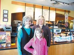 Lori Wilbins, her daughter Abby and Amy Reed appreciate the efforts of the Tulsa Support Group of the Celiac Sprue Association.