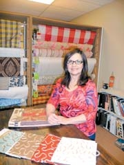 Robin Craig, owner of My Designer Fabric in Owasso, says new spring fabrics are arriving daily.