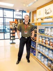 Rob Winn, store manager 
of GNC in the Tulsa Hills 
Shopping Center.