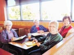 The committee of the Owasso Bouquet of Gardeners’ annual Spring Garden Festival includes (L to R): Phoebe Cole, Judy Wilhelm, Carolyn Mason and Verna Wilson.