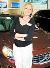 Kelly Casey has been the Bill Knight Volvo service manager for seven years.