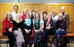 Committee members for the 25th annual Rogers County Senior Day include (L to R): (back row) Rod Mason, Community Home Health; Susan Smith, Claremore Senior Center; Maria Wells, 
Hope Hospice; Louella Standingwater, Claremore Indian Hospital; Debra King, Claremore Indian Hospital; Rusty McMurray, Sterling House; (front row) Shaye Rowlett, Amedisy’s Home Health; Jennifer Kegin, Sterling House; Kim Timmerman, Amedisy’s Home Health; Delayna Trease, Summit Physical Therapy; Peggy Trease, Advance Imaging; and Janice Jones, volunteer. 
(Not pictured: Jeff Clagg, Serenity Hospice; Wanda Inman, Sterling House; Sharon Reed, Good Shepherd Hospice; and Devon Murry, Oklahoma Healthy Aging Initiative.)