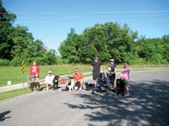 The starting line at last year’s Fido Fun Run.